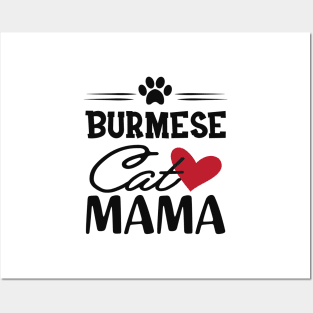 Burmese Cat Mama Posters and Art